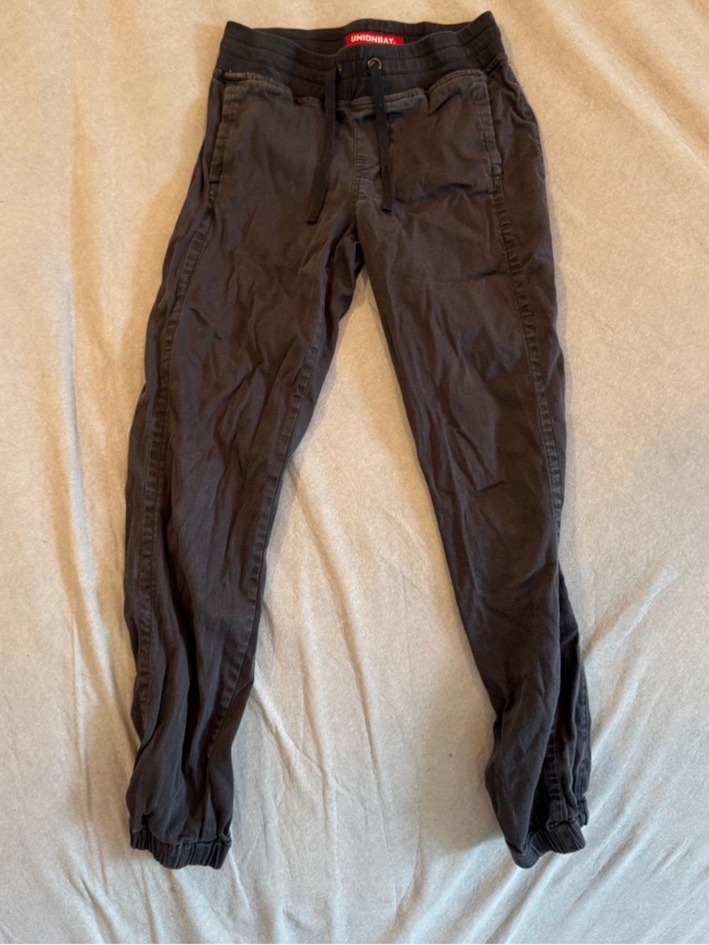 Unionbay Black Jogger Pants - Casual Drawstring Waist